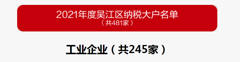 吳江區(qū)百?gòu)?qiáng)企業(yè)、納稅大戶(hù)，蒙納驅(qū)動(dòng)榜上有名