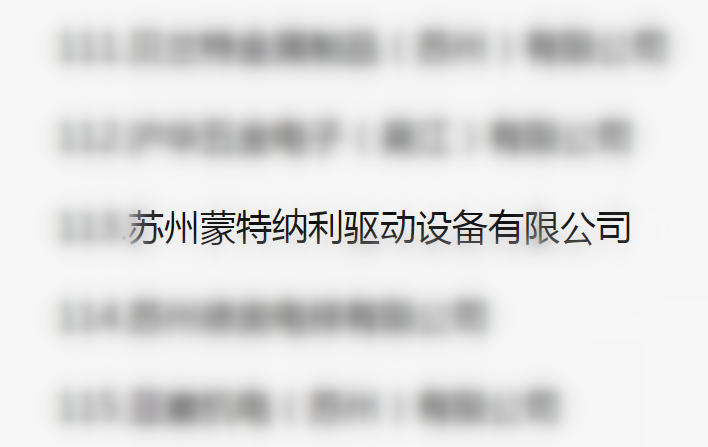 吳江區(qū)百?gòu)?qiáng)企業(yè)、納稅大戶(hù)，蒙納驅(qū)動(dòng)榜上有名